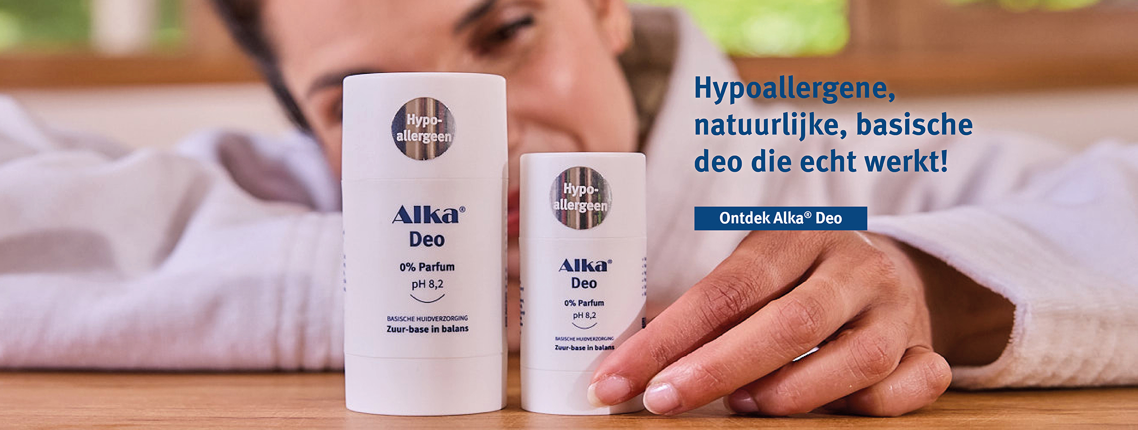 Hypoallergene, natuurlijke en basische deoOntdek Alka® Deo